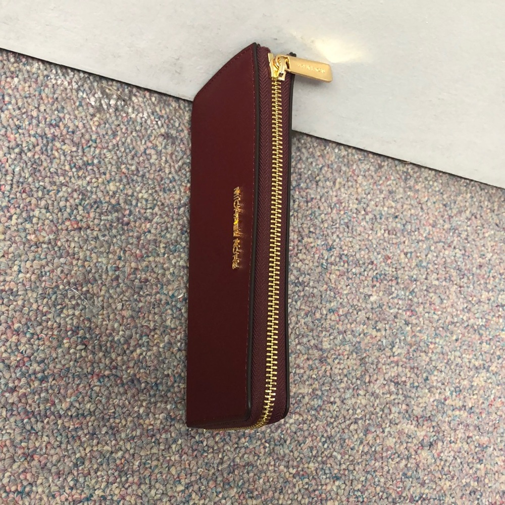 Michael Kors Burgundy Clutch - Picture 4 of 5